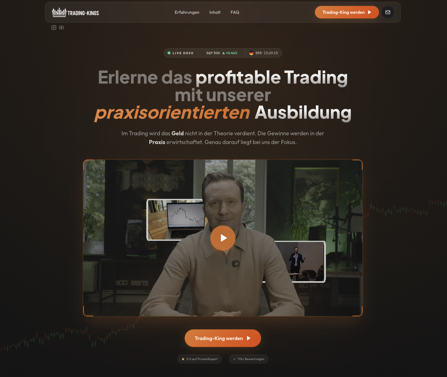 Trading-Kings Website Preview